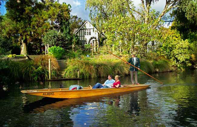 Punting on the Avon