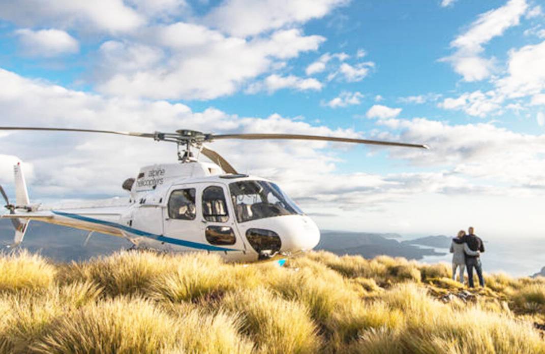 Mineret Lodge Helicopter Transfer
