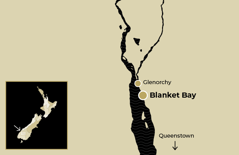 Map for Blanket Bay location