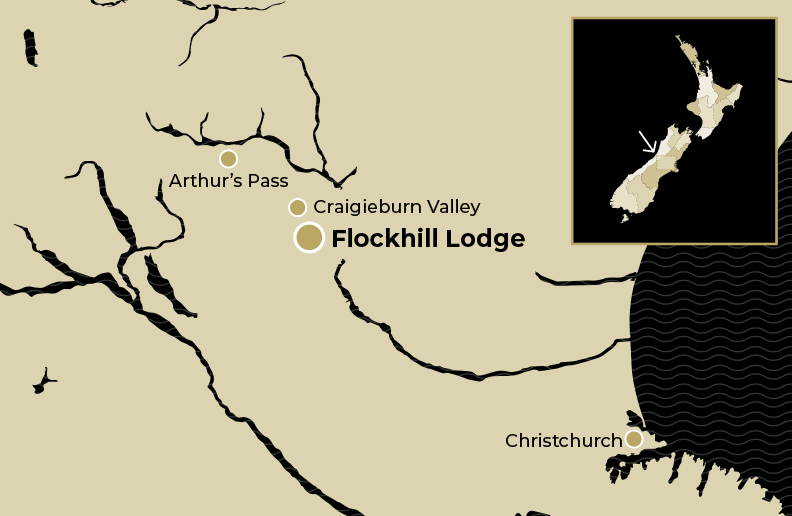 Map for Flockhill Lodge