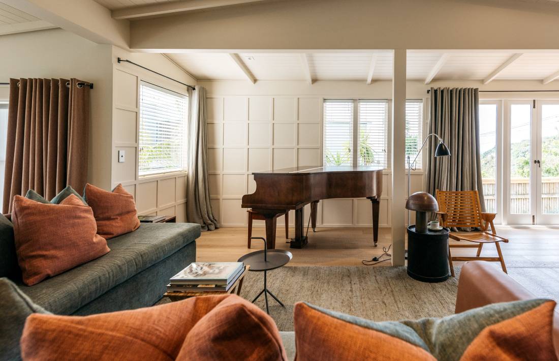 Boatshed Piano Room Waiheke Island