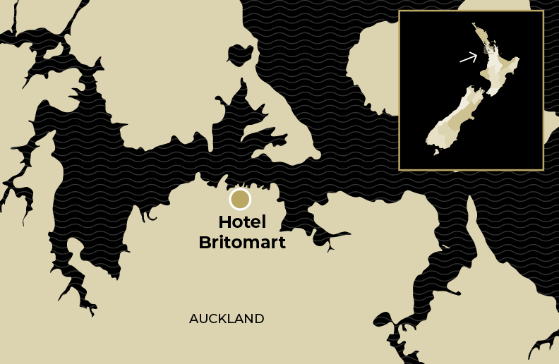 Resort Location Map for Hotel Britomart