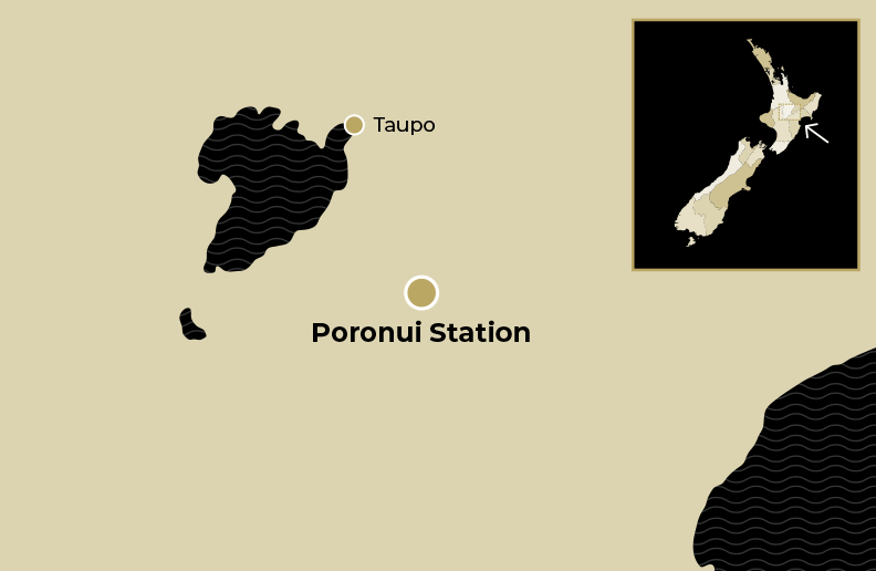 Map Poronui Station
