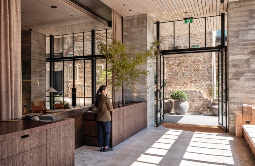 Hotel Britomart lobby