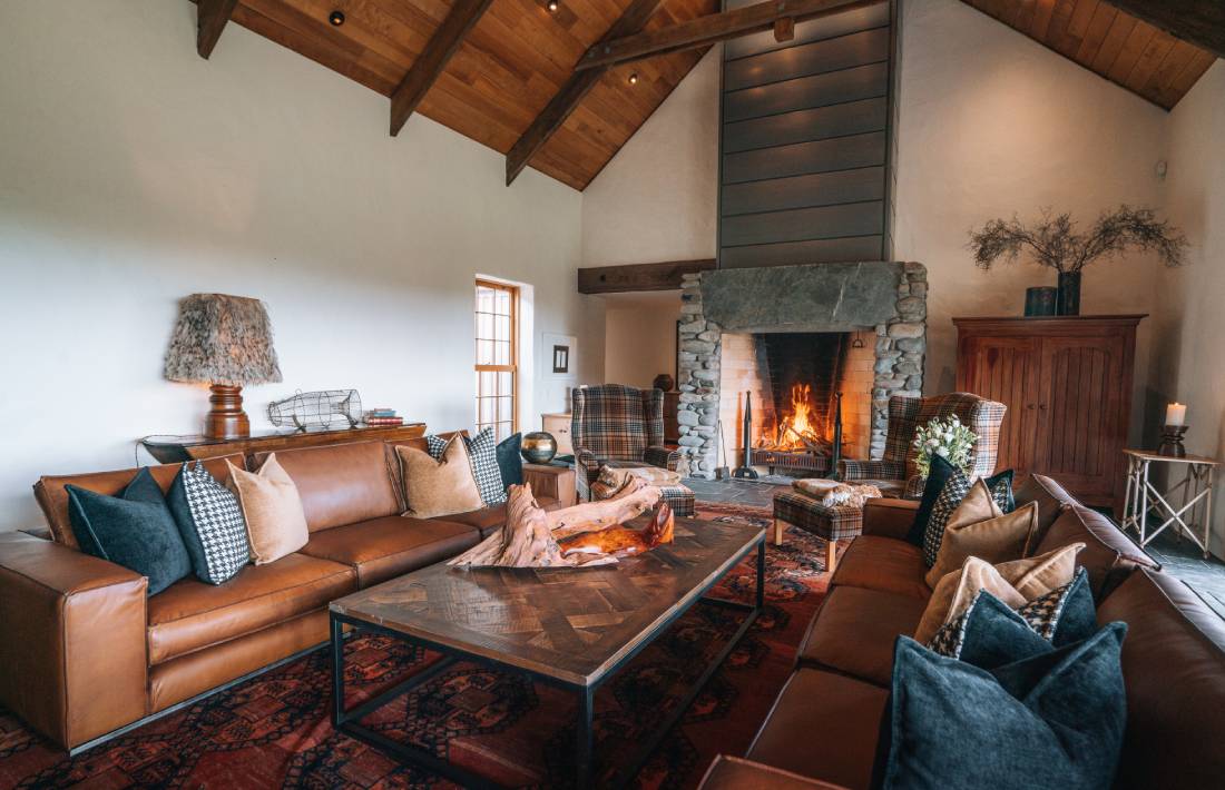 Poronui Lodge Fire Place