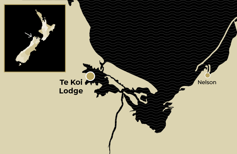 Map Te Toi Lodge