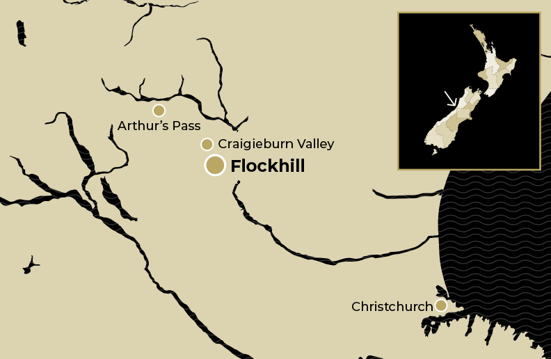 Flockhill Map