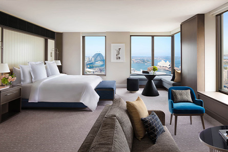 Four Seasons Sydney Hotel - full harbour view room