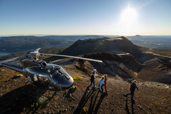 Mt Tarawera Landing