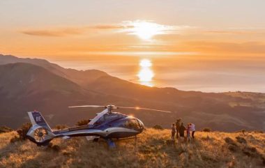 Flying around New Zealand
