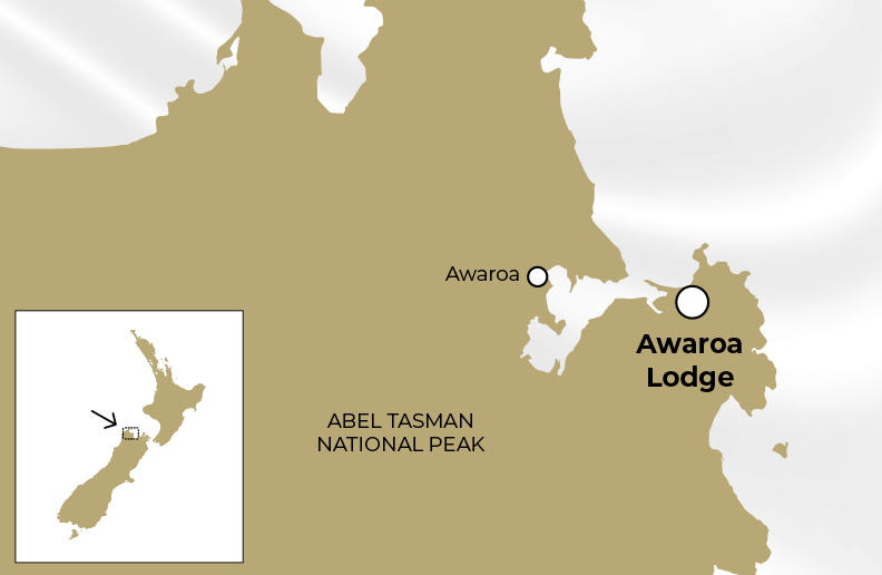 Awaroa Lodge Map