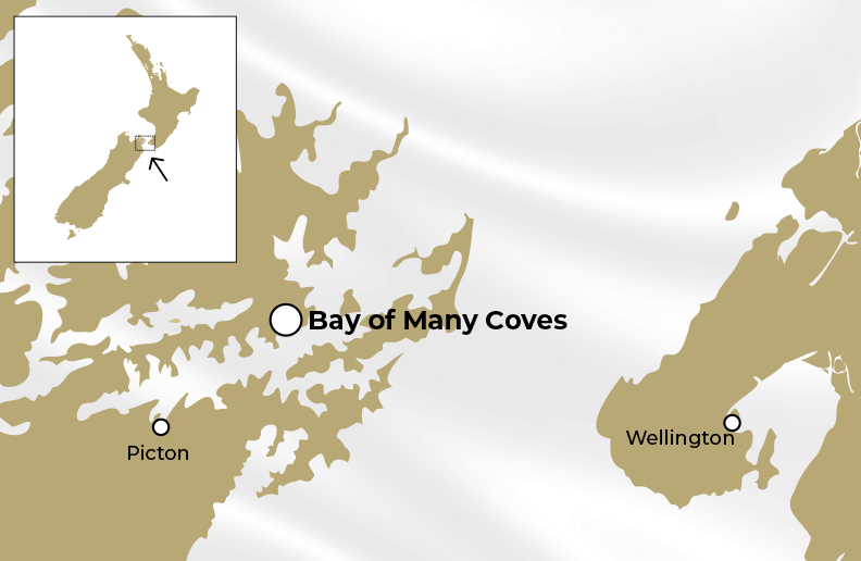 Bay of Many Coves Map