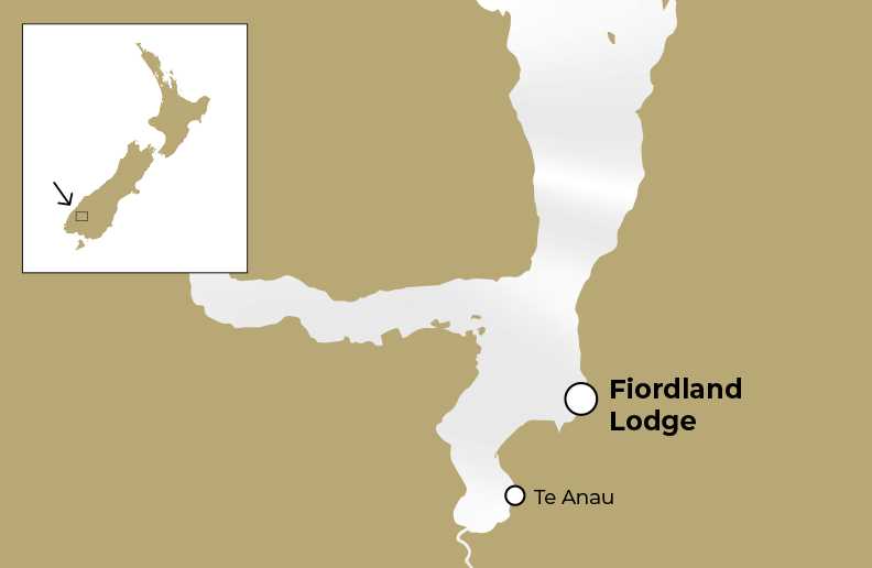 Map Fiordland Lodge