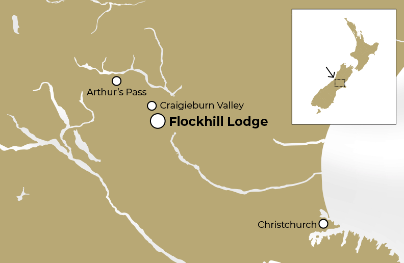 Map Flock Hill