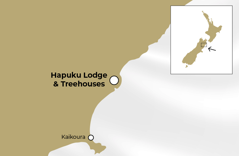 Hapuku Lodge Map