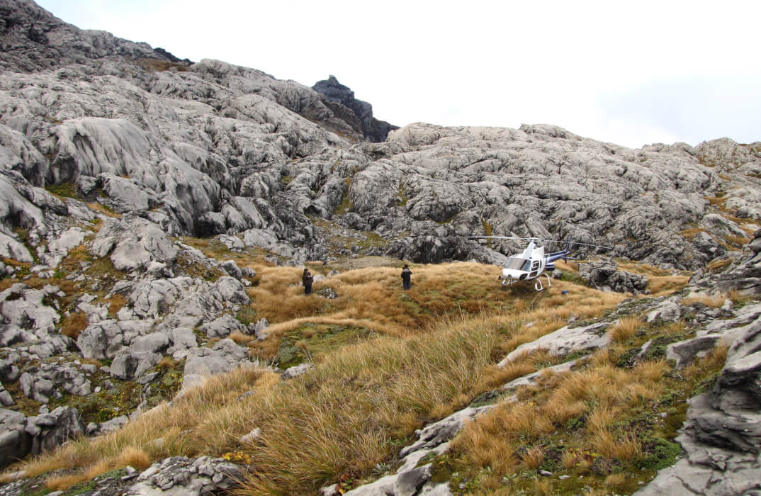 Helicopter Kahurangi National Park