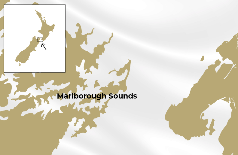 Map Marlborough Sounds