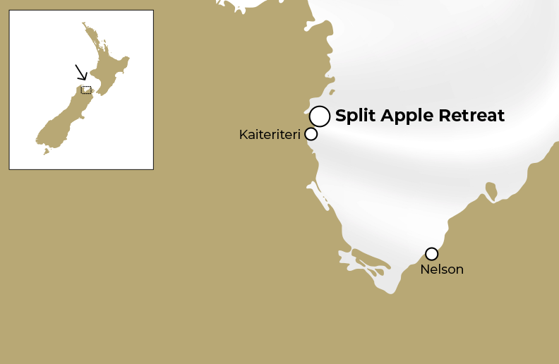 Split apple Rock