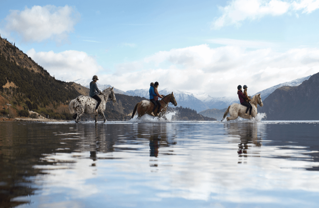 Horse riding near Stonefly Lodge