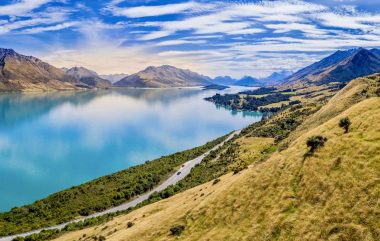 beautiful Haast Pass in New Zealand