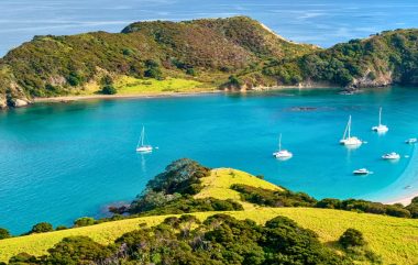 Aerial View of Bay of Islands