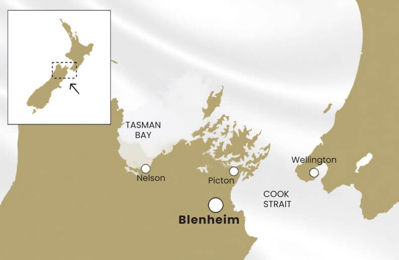 Blenheim Location Map
