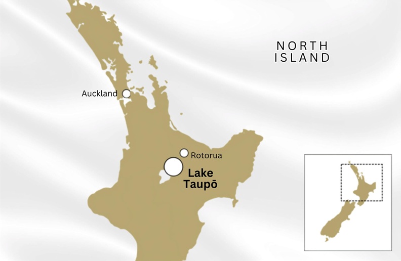 Taupo Location Map