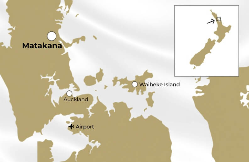 Matakana Location Map